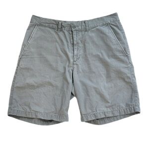 Patagonia All-Wear Hemp Shorts Light Grey 8" Inseam Chino Mens Size 32
